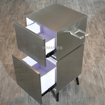 Hair salon metal tool cabinet