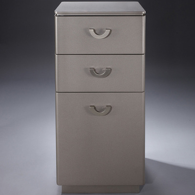 Single sided storage cabinet